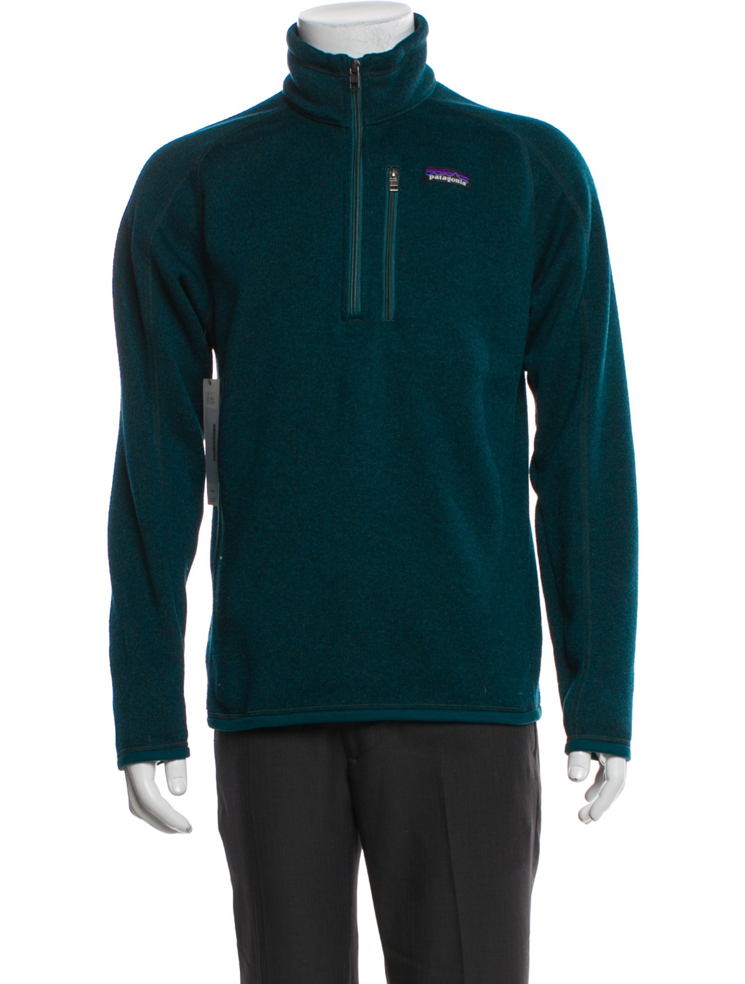 Patagonia Mock Neck Long Sleeve Polo Sweater