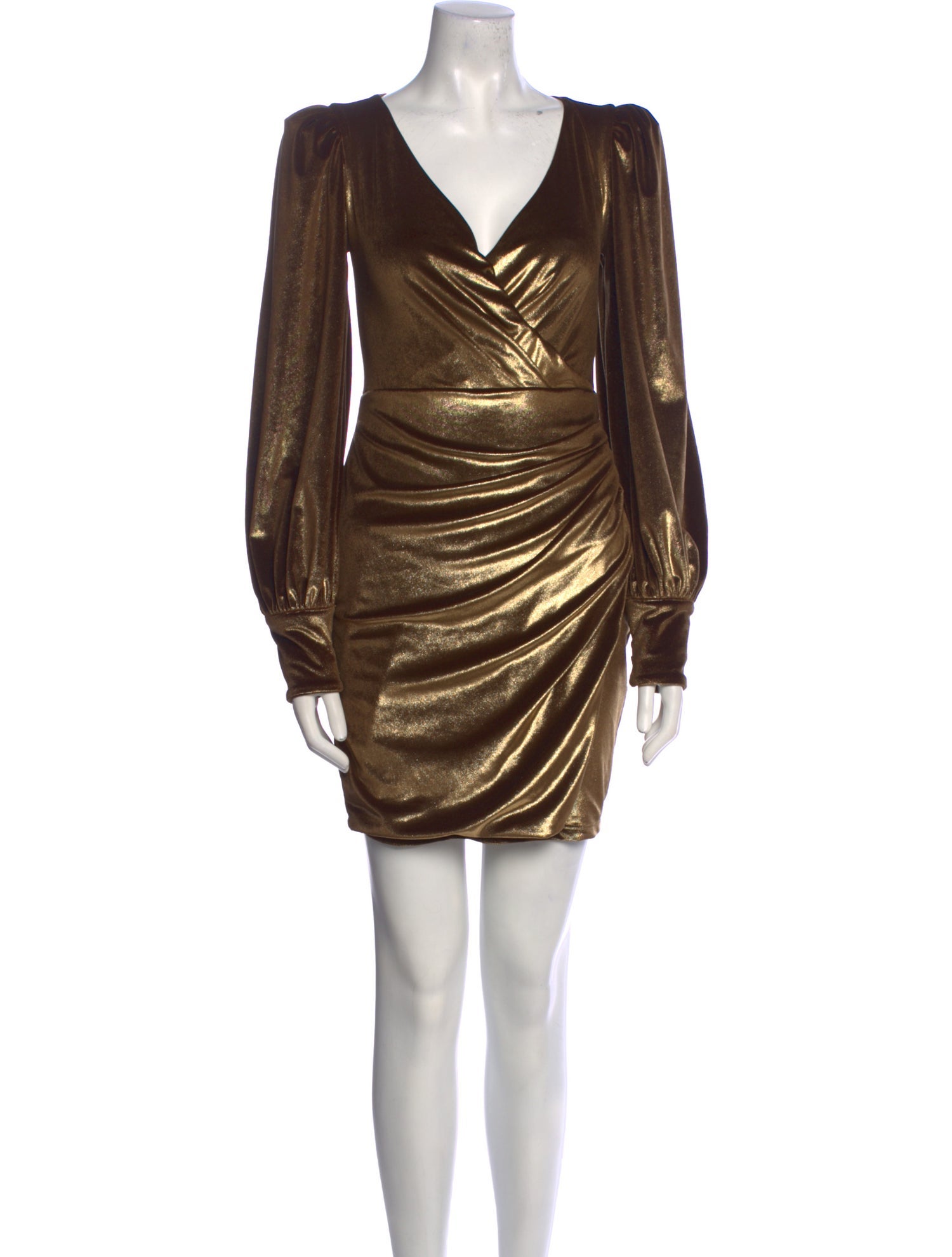 PatBO V-Neck Mini Dress