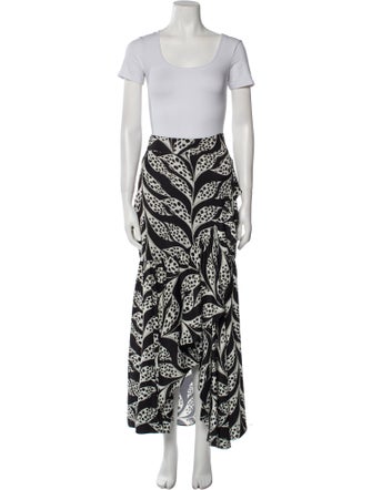 PatBO Printed Ruffle Embellishment Skirt Set