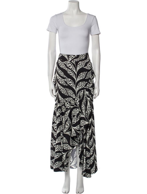 PatBO Printed Ruffle Embellishment Skirt Set