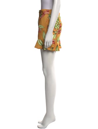 PatBO Floral Print Mini Shorts