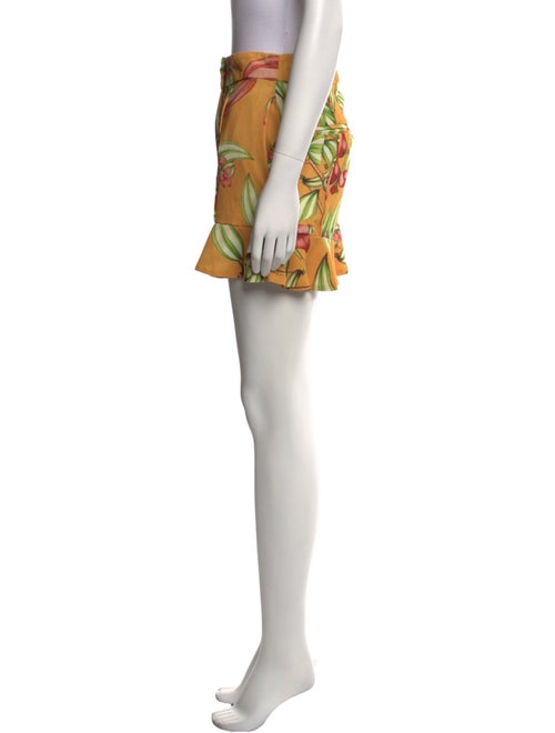 PatBO Floral Print Mini Shorts
