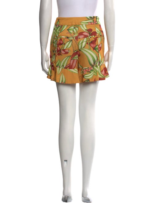 PatBO Floral Print Mini Shorts