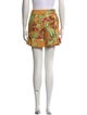PatBO Floral Print Mini Shorts