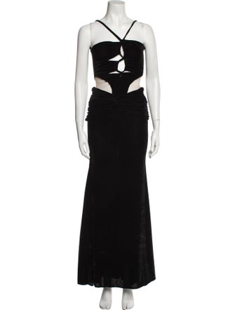 PatBO Halterneck Long Dress