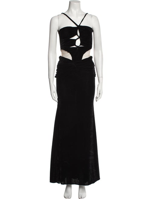 PatBO Halterneck Long Dress