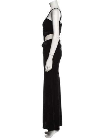 PatBO Halterneck Long Dress