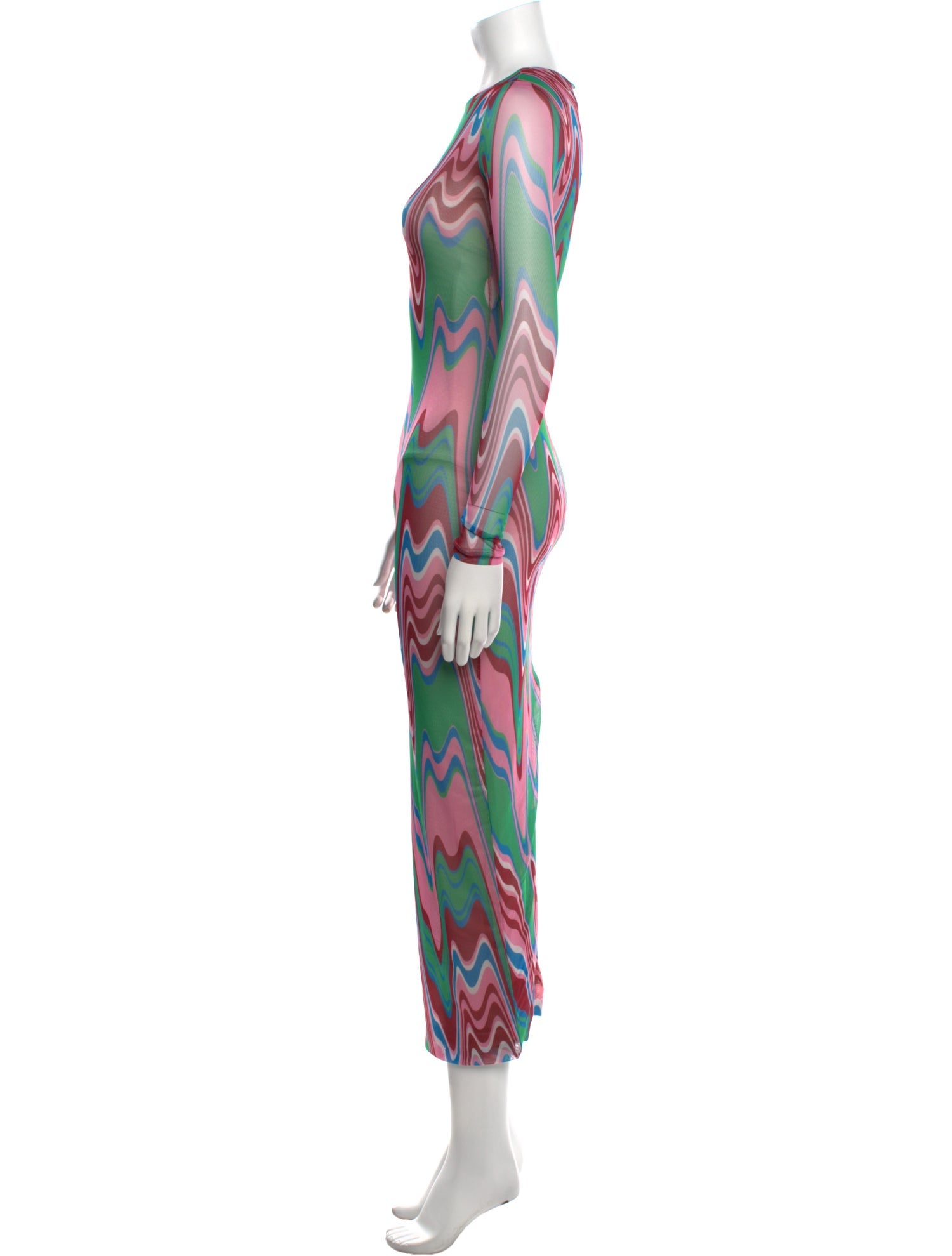 PatBO Printed Long Dress