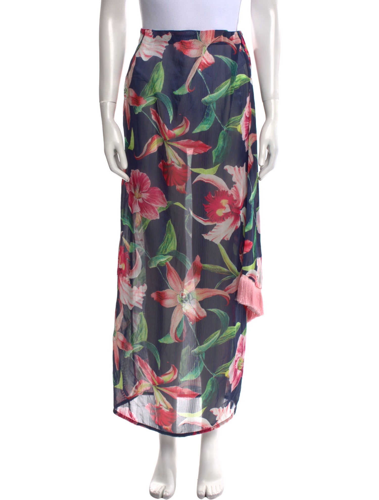 PatBO Floral Print Midi Length Skirt w/ Tags