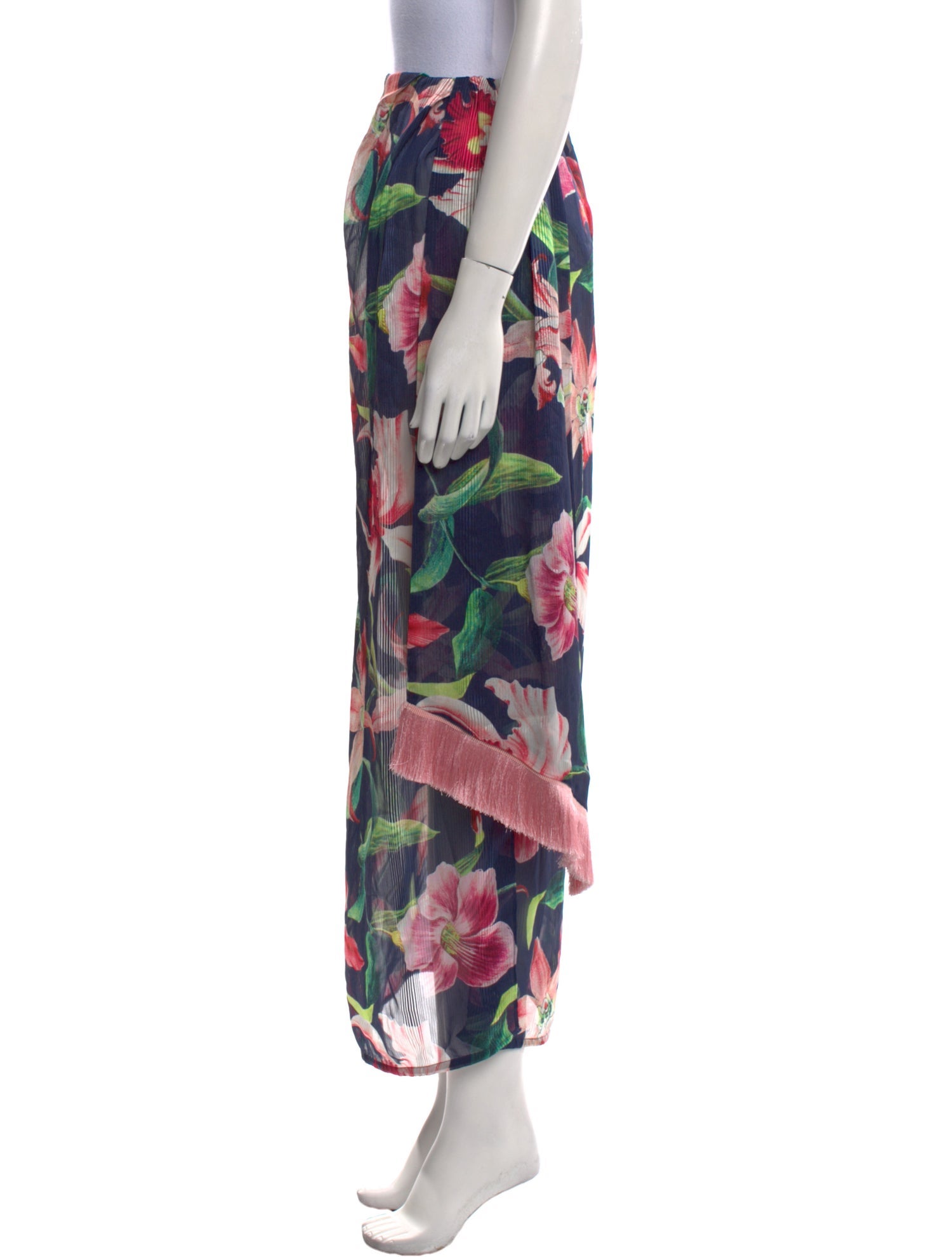 PatBO Floral Print Midi Length Skirt w/ Tags