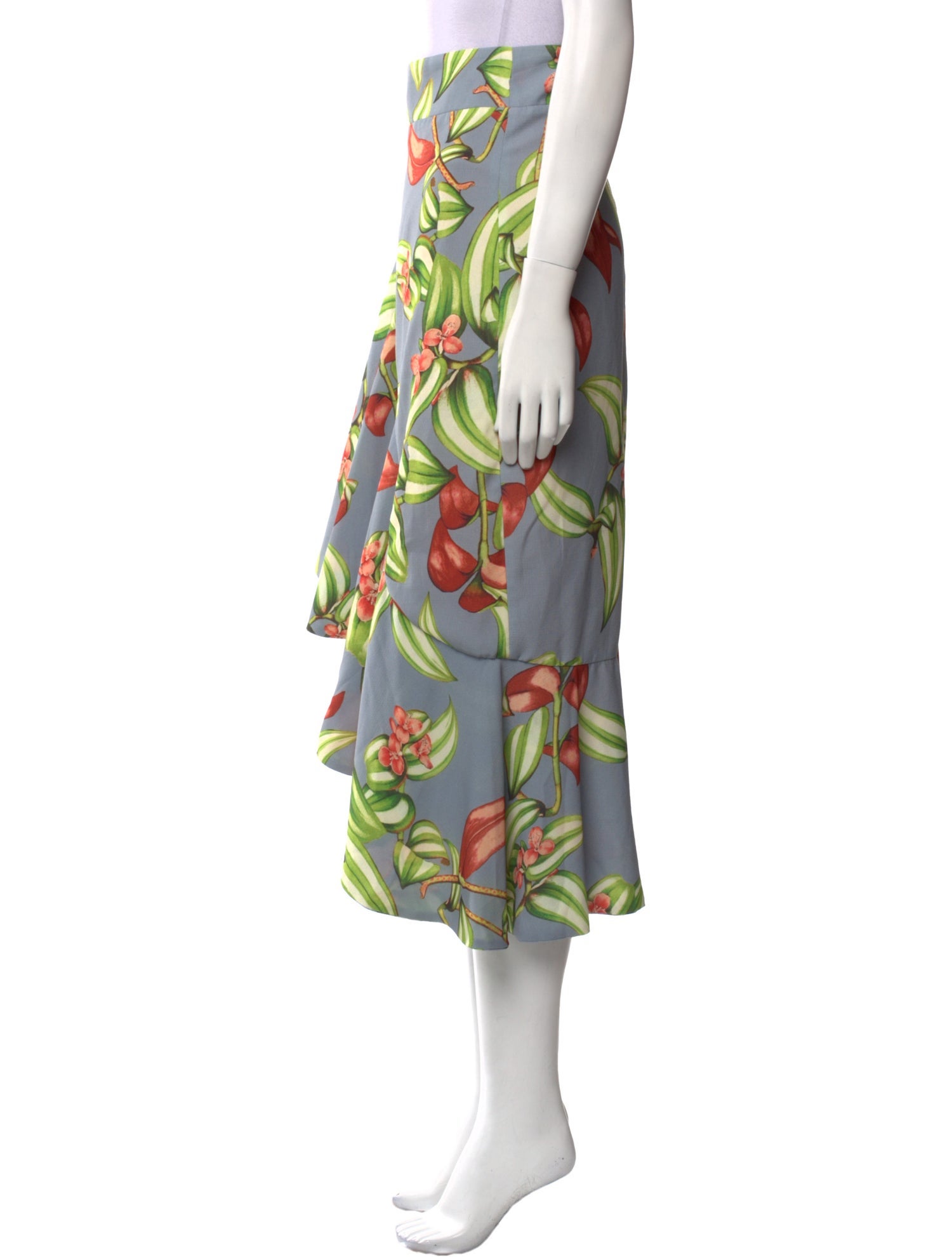 PatBO Printed Mini Skirt