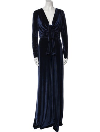 PatBO V-Neck Long Dress