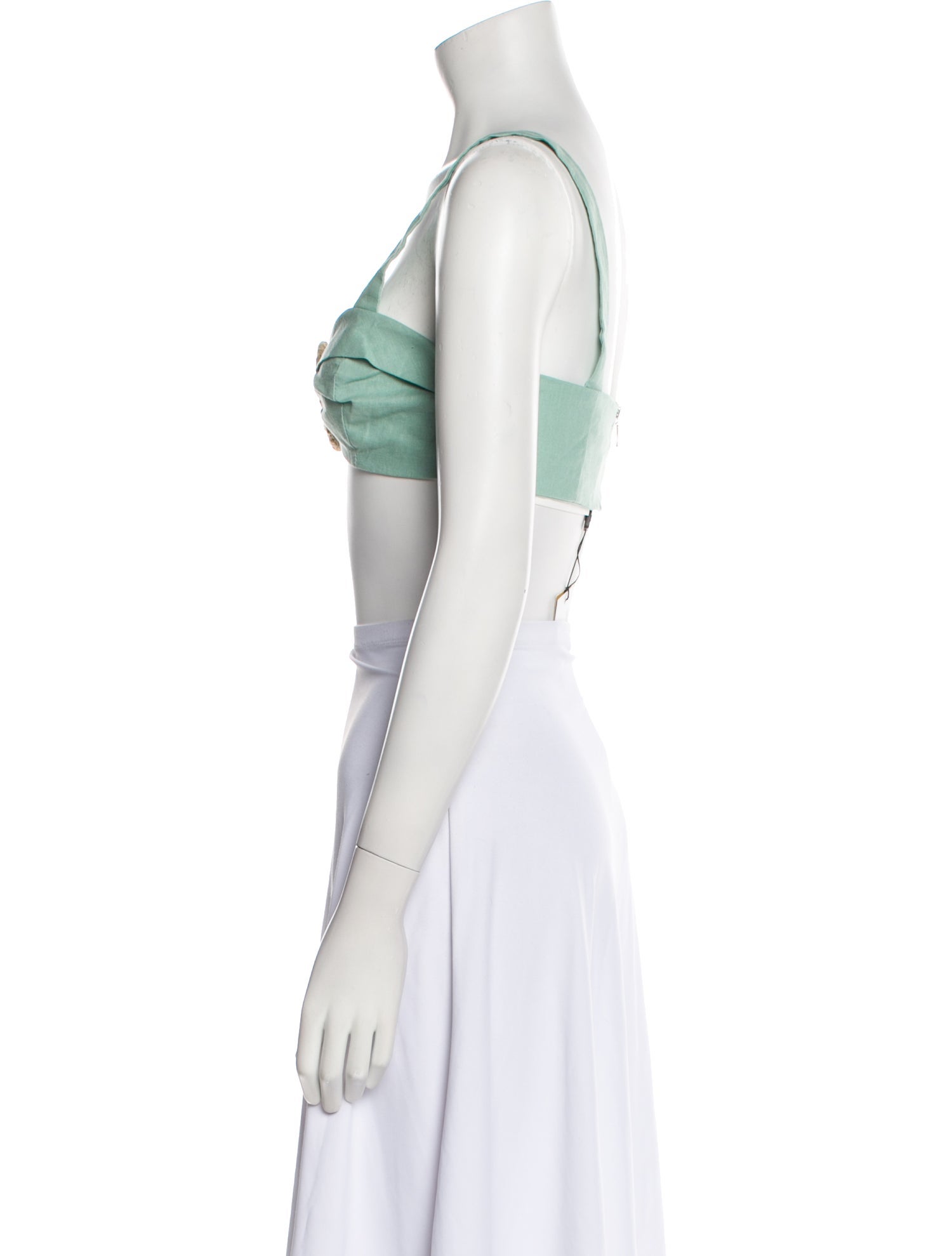PatBO Square Neckline Sleeveless Crop Top w/ Tags