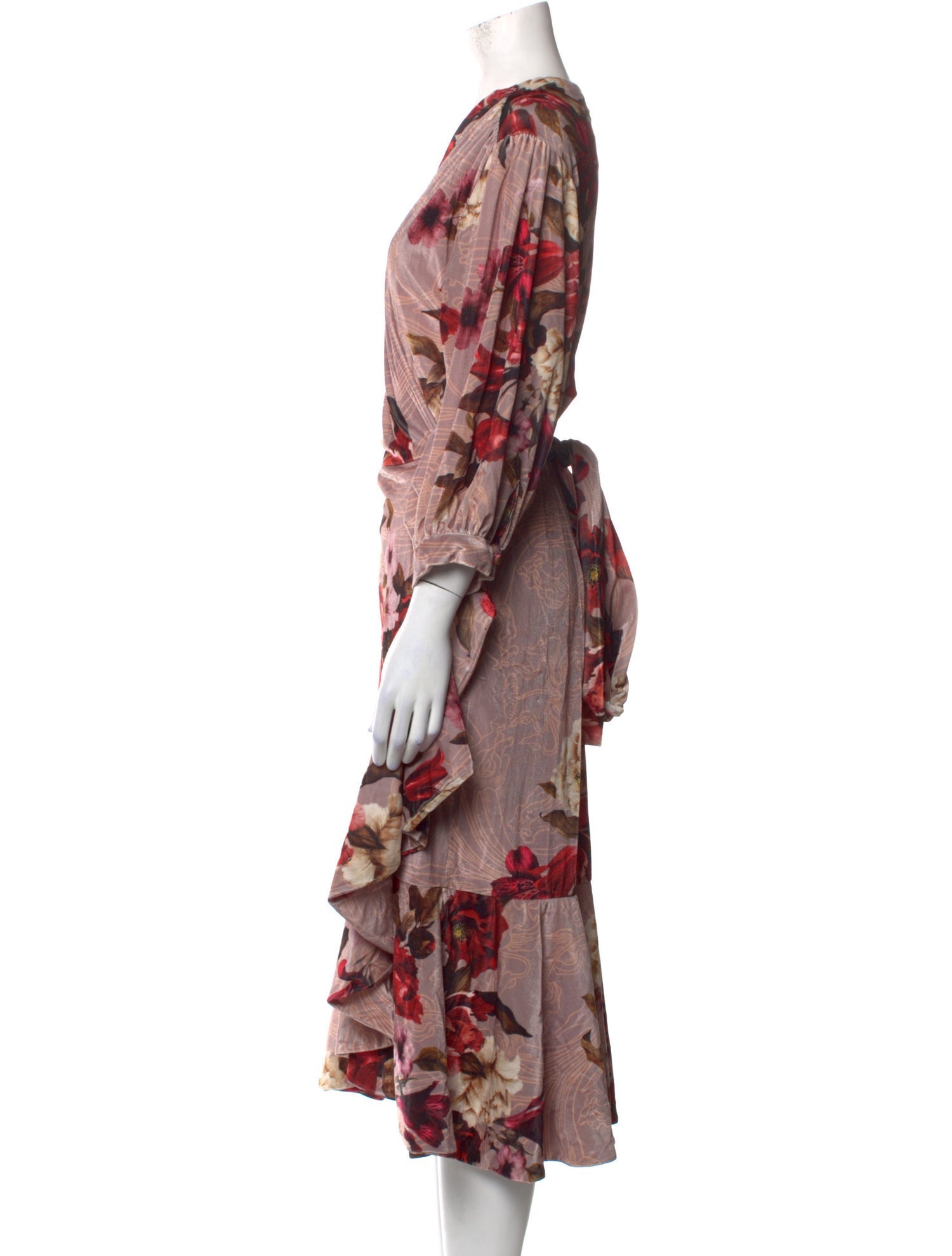 PatBO Printed Midi Length Dress