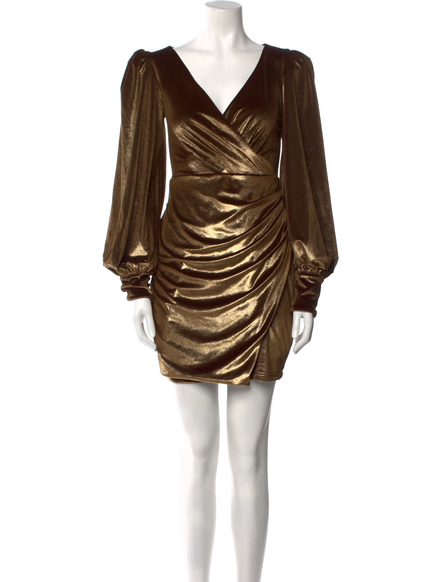 PatBO V-Neck Mini Dress