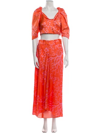 PatBO Printed Pant Set