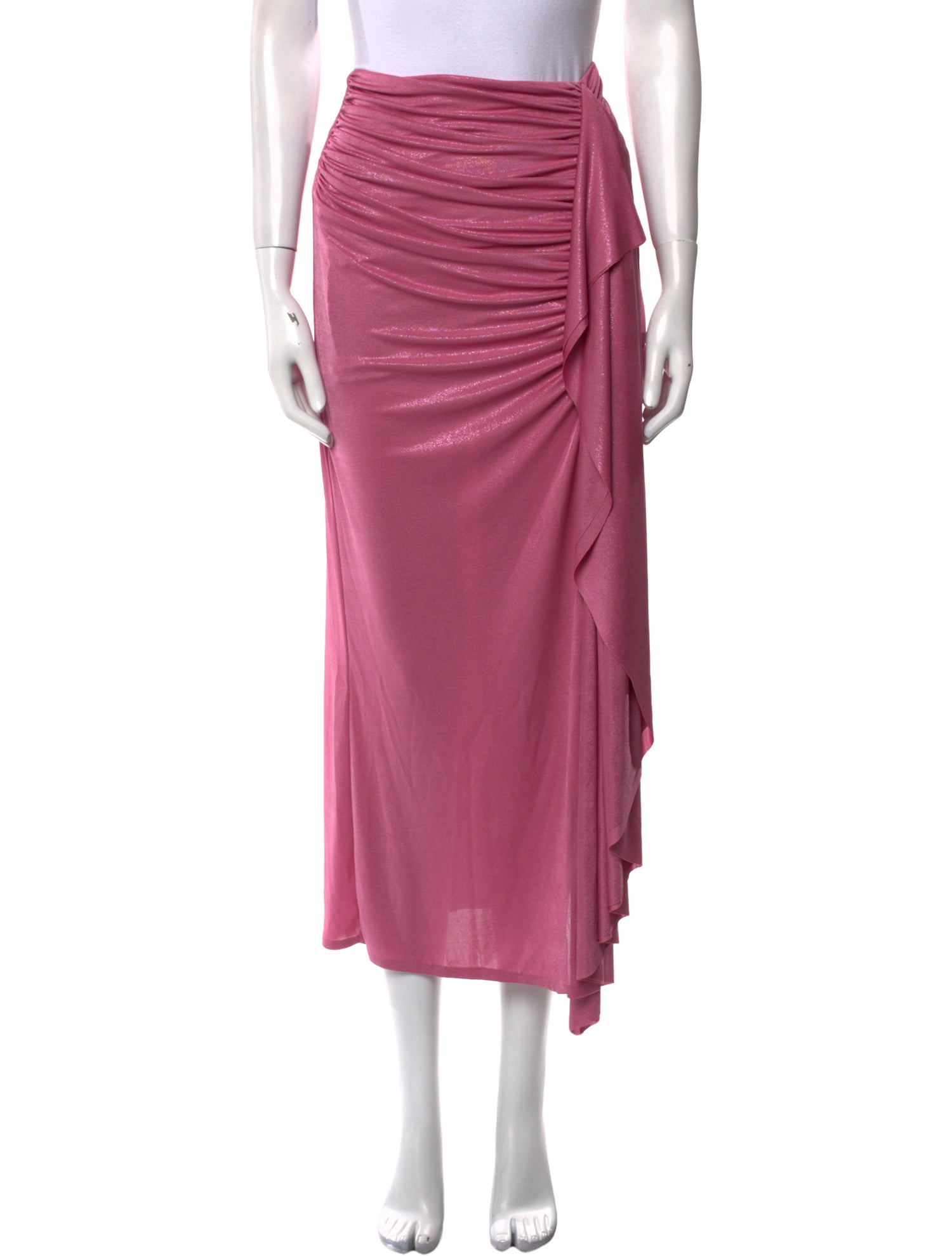 ワンピース JACQUEMUS Women Mid Skirts 213DR009 PINK Jacquemus Midi Length Skirt - Pink Skirts, Clothing