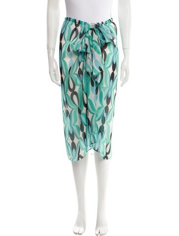 PatBO Swimwear Printed Cover-Up US 0 | XS