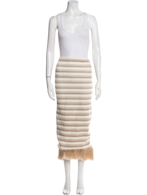 PatBO Striped Skirt Set