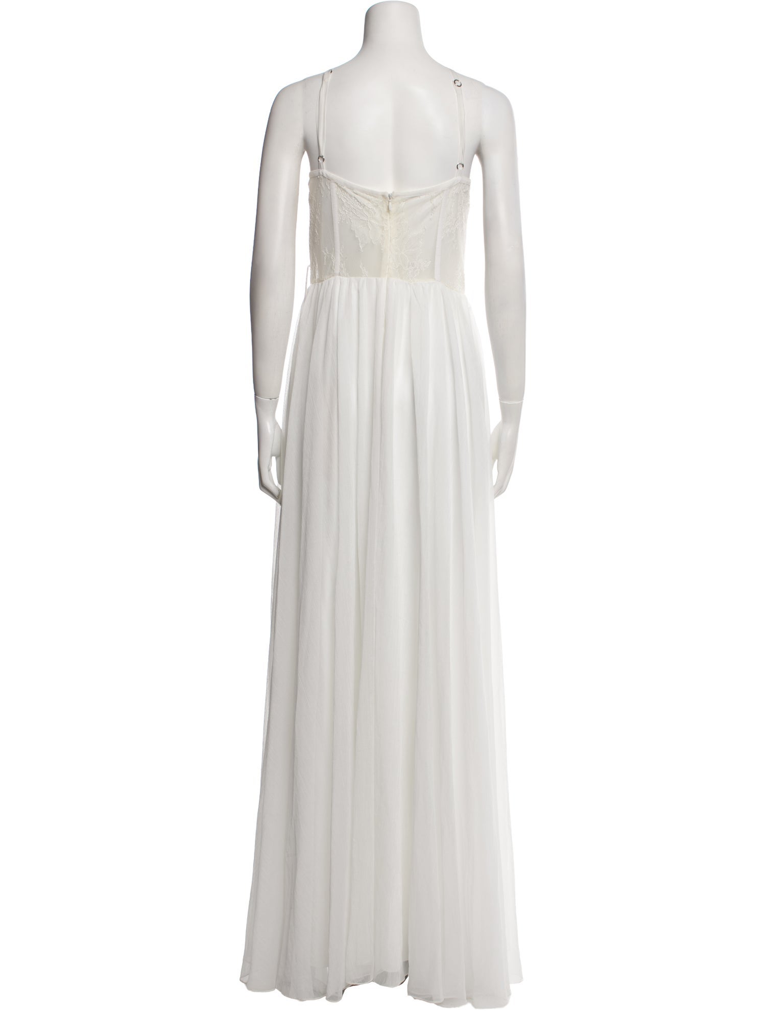 PatBO Square Neckline Long Dress