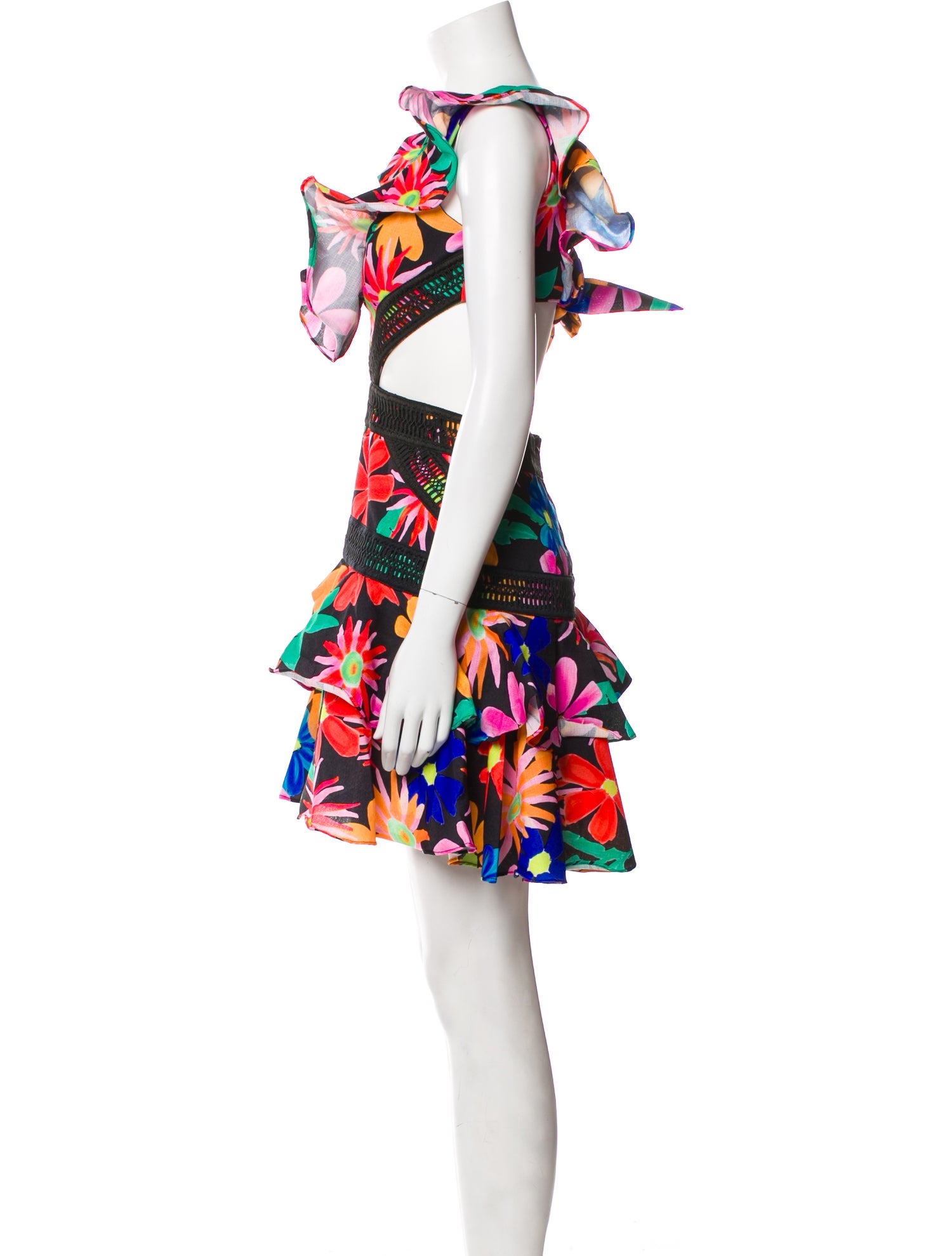 PatBO Floral Print Mini Dress w/ Tags