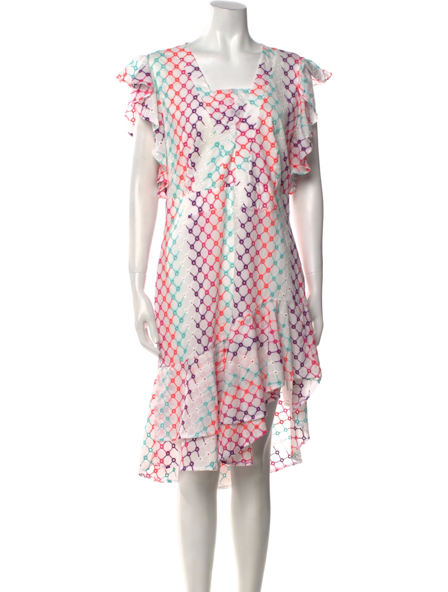 PatBO Printed Knee-Length Dress