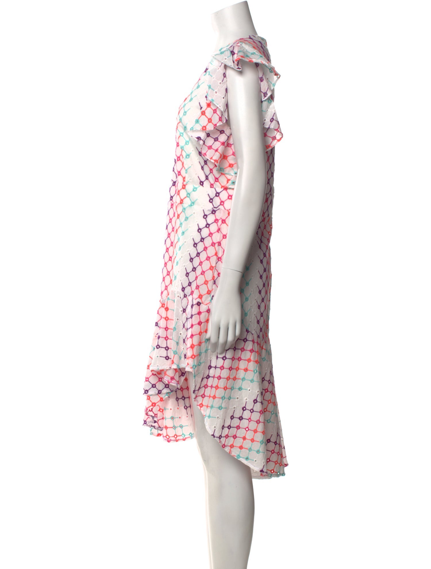 PatBO Printed Knee-Length Dress