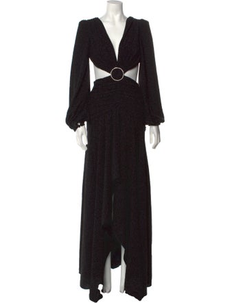 PatBO Printed Long Dress