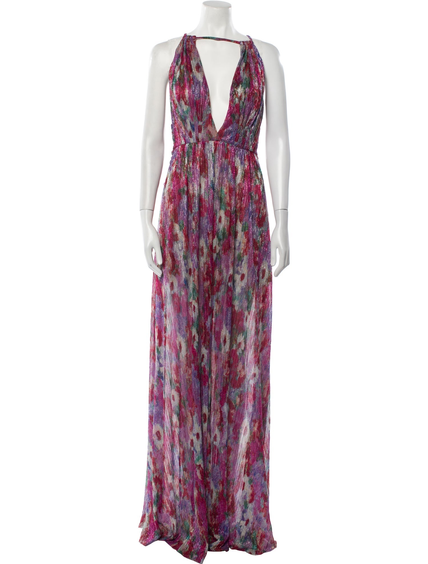 PatBO Printed Long Dress