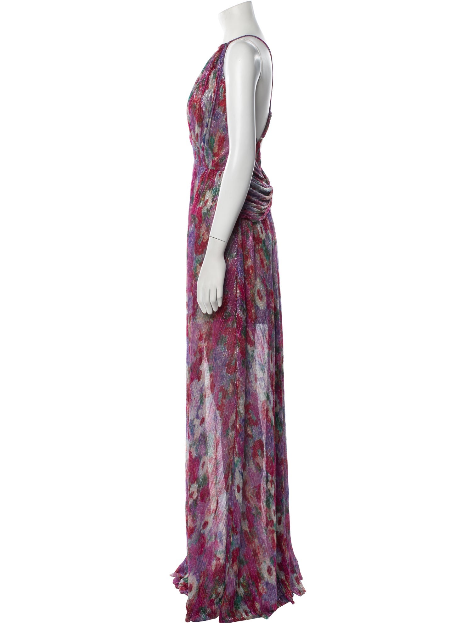 PatBO Printed Long Dress