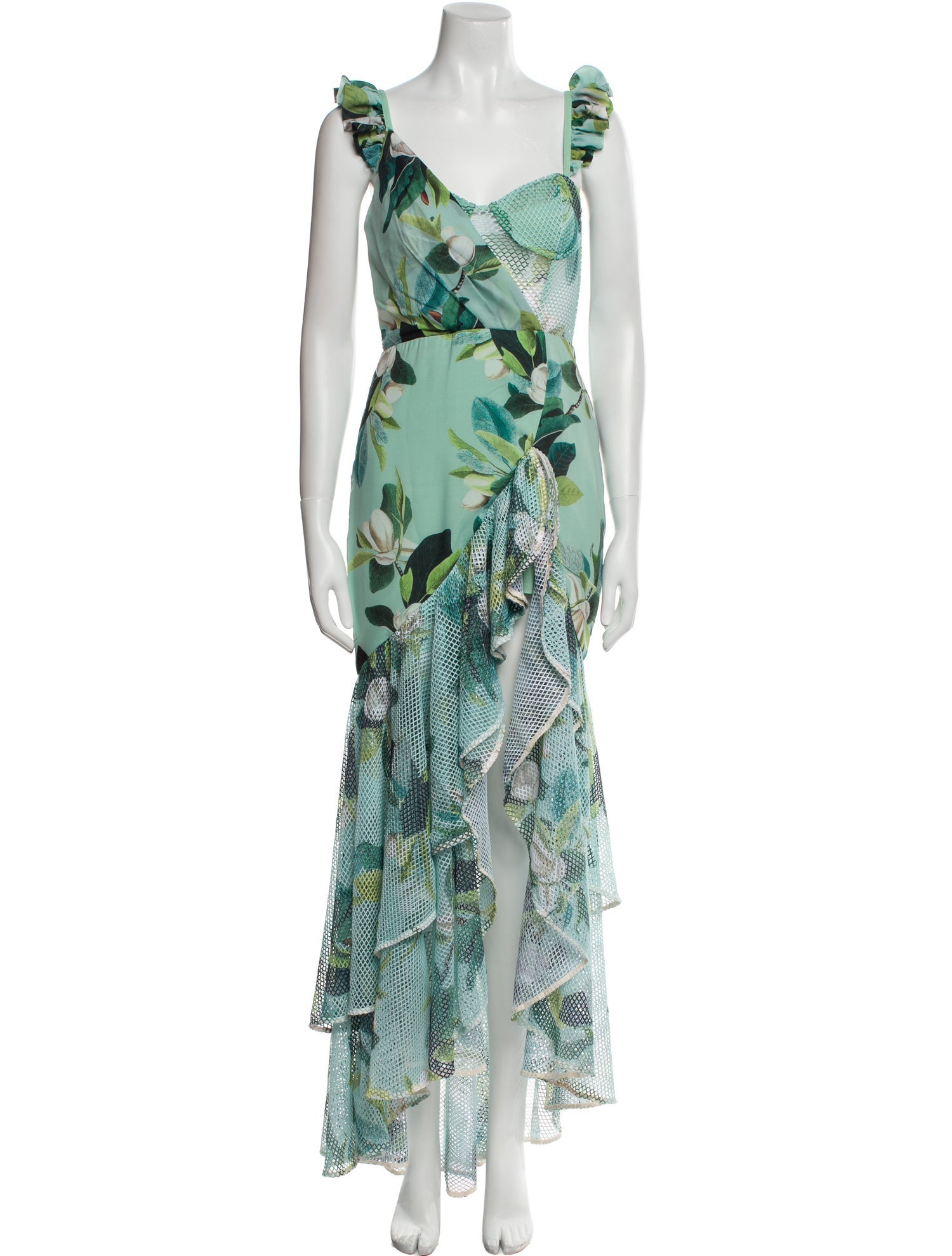 PatBO Printed Long Dress w/ Tags