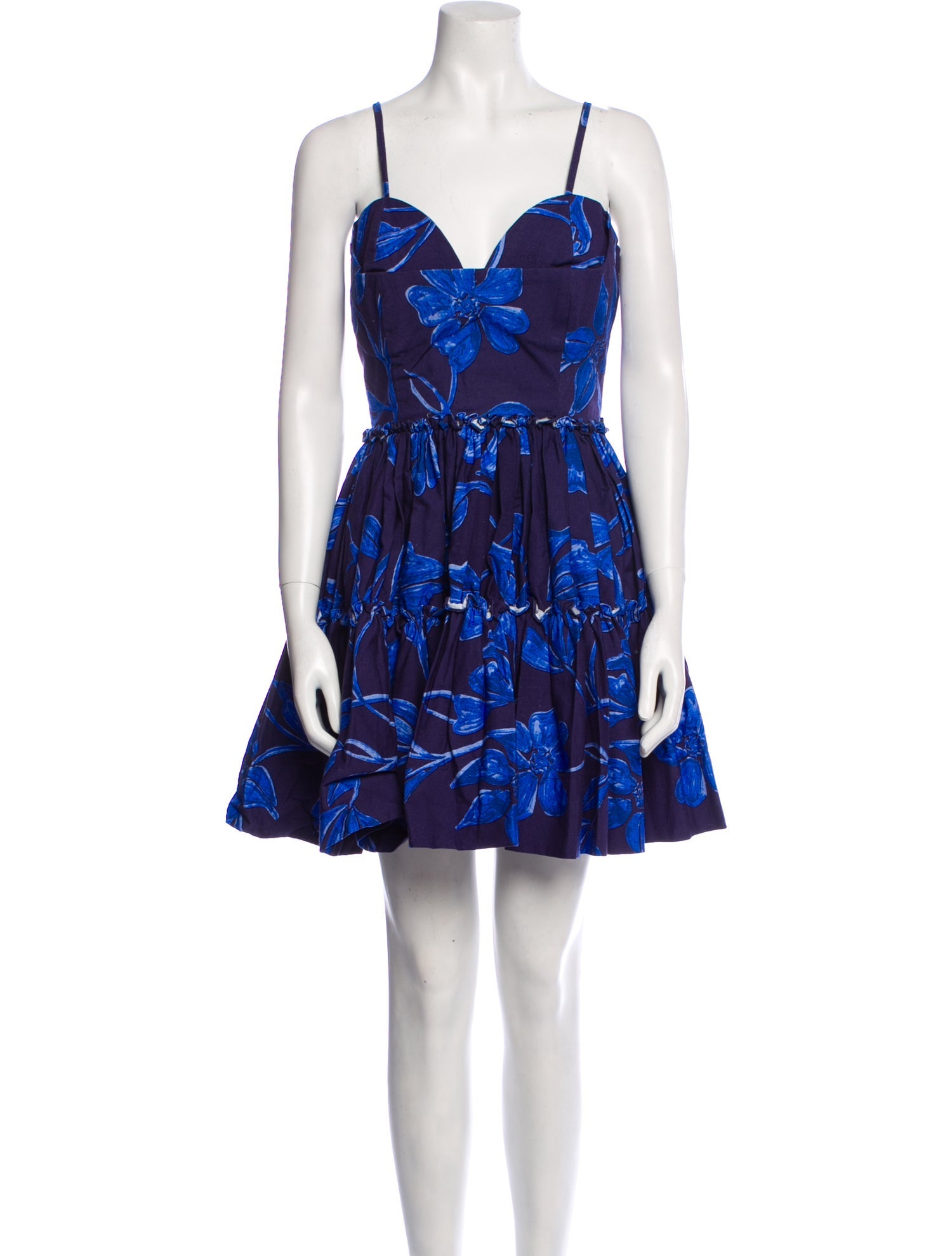 PatBO Floral Print Mini Dress