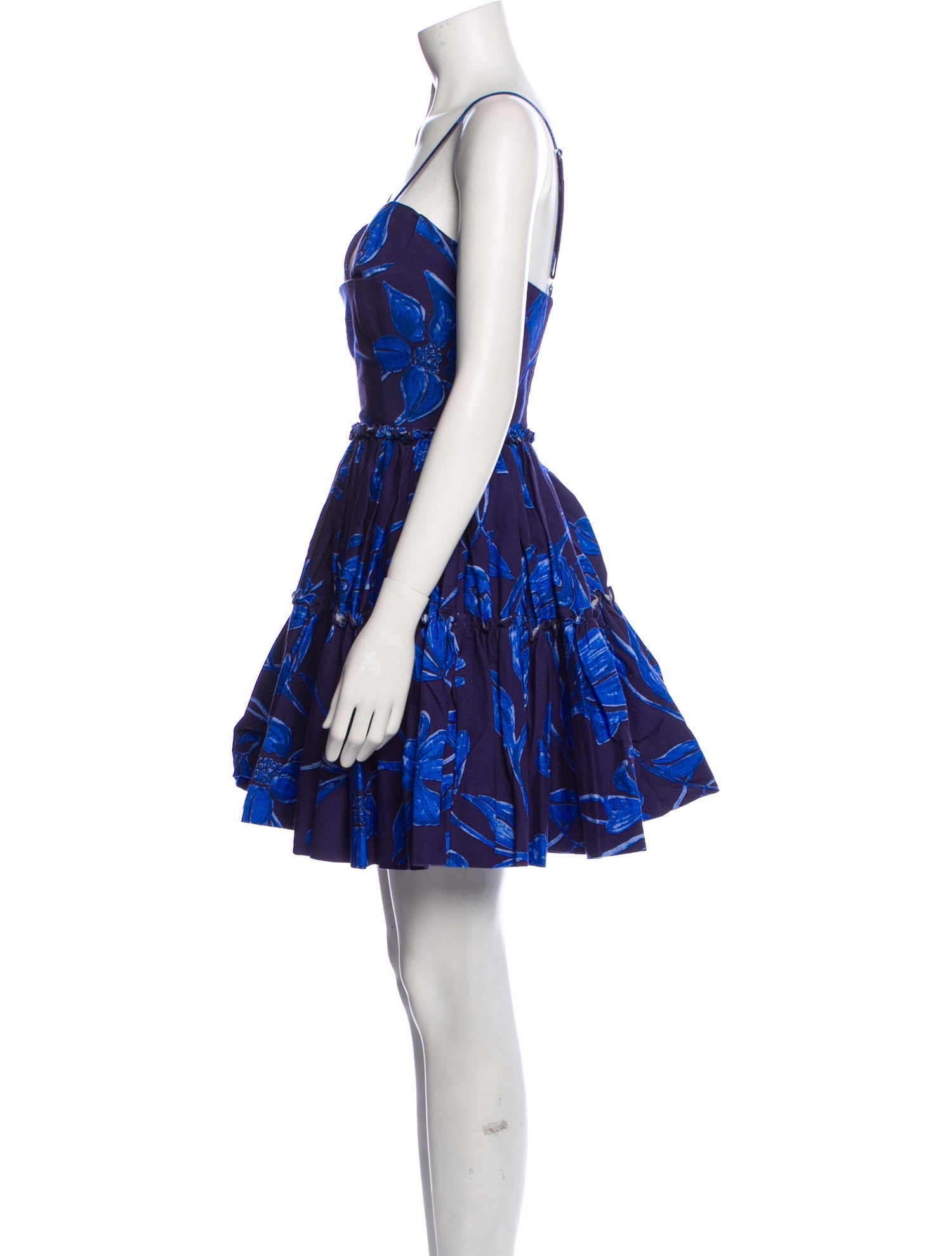 PatBO Floral Print Mini Dress