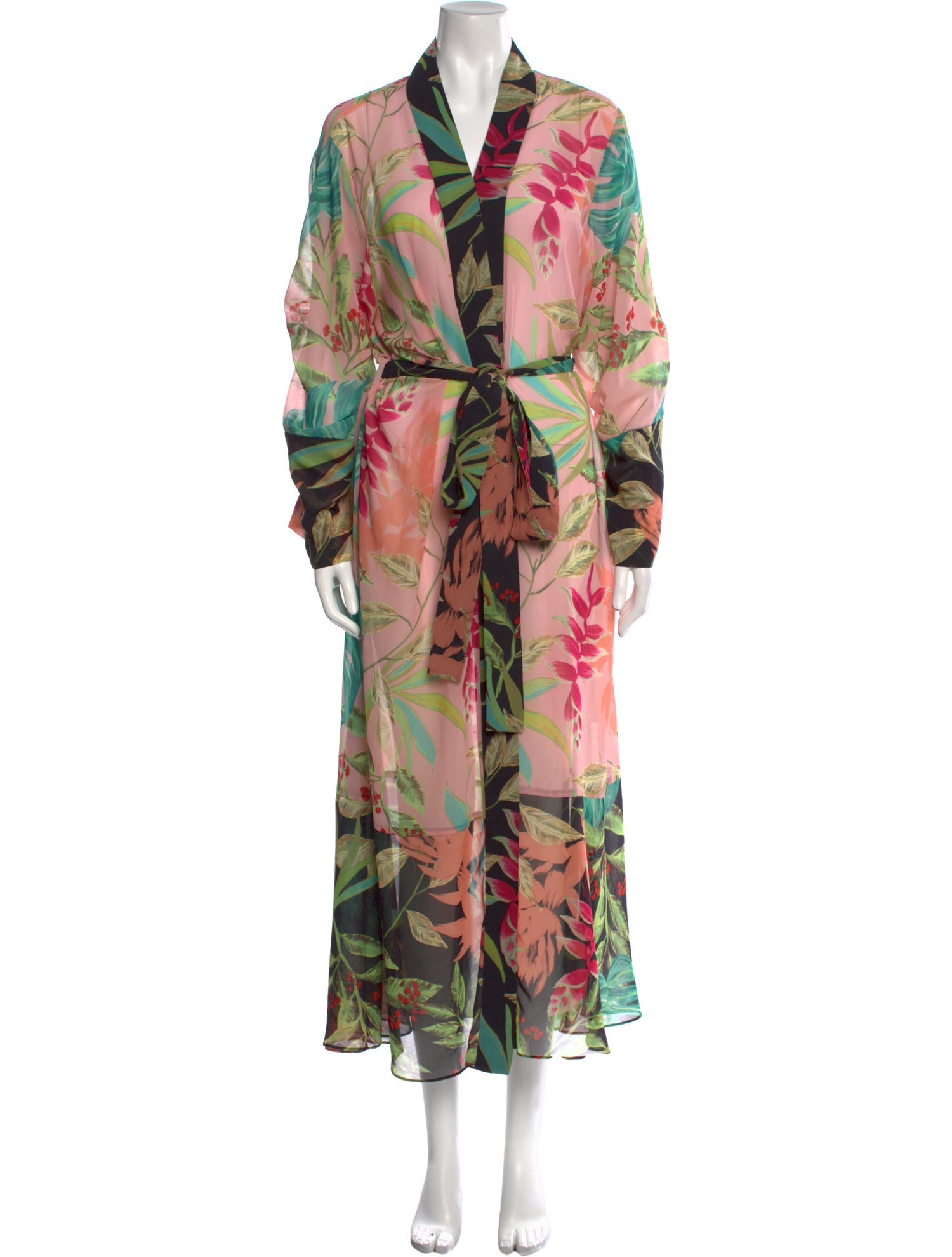 PatBO Floral Print Long Dress