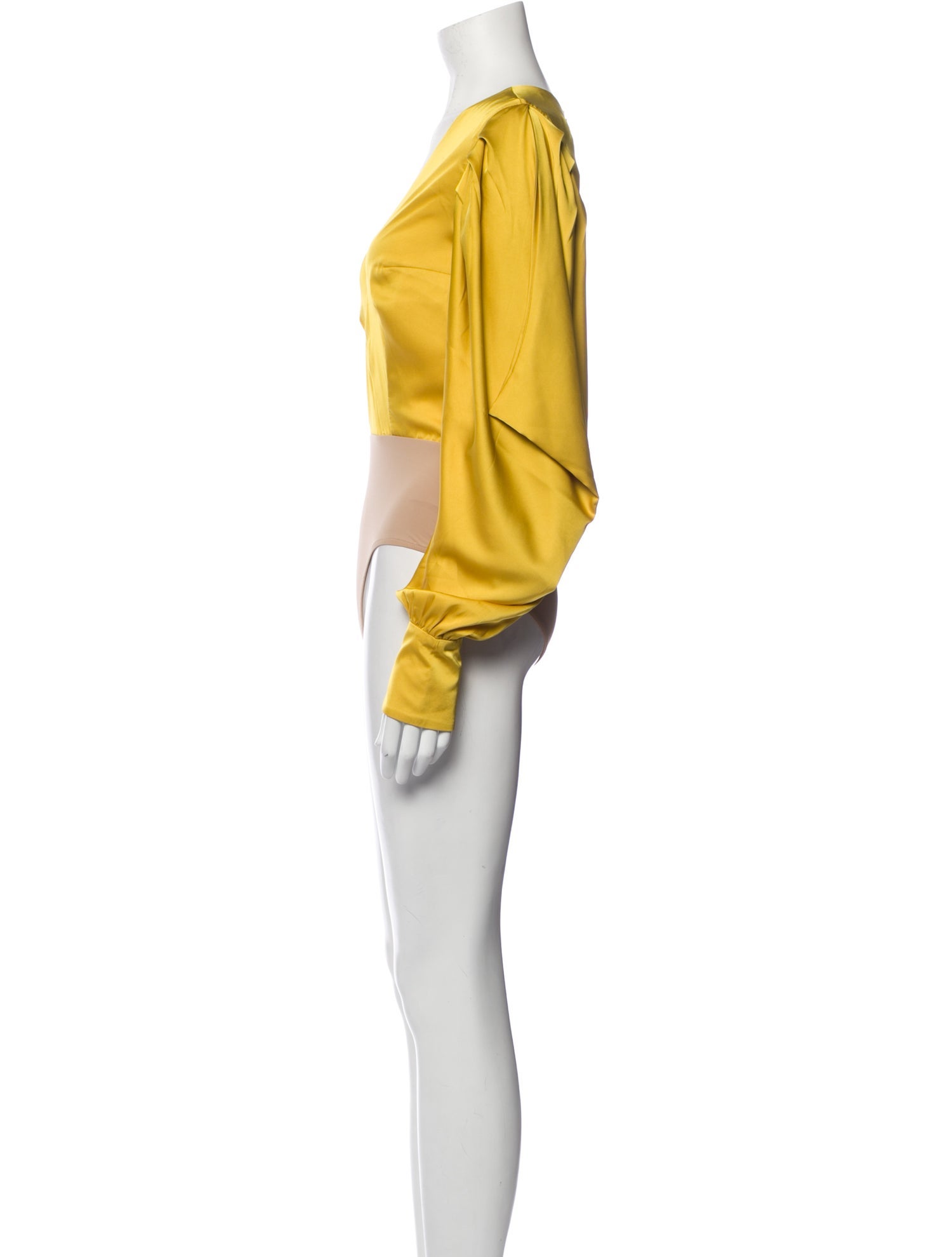 PatBO V-Neck Long Sleeve Bodysuit