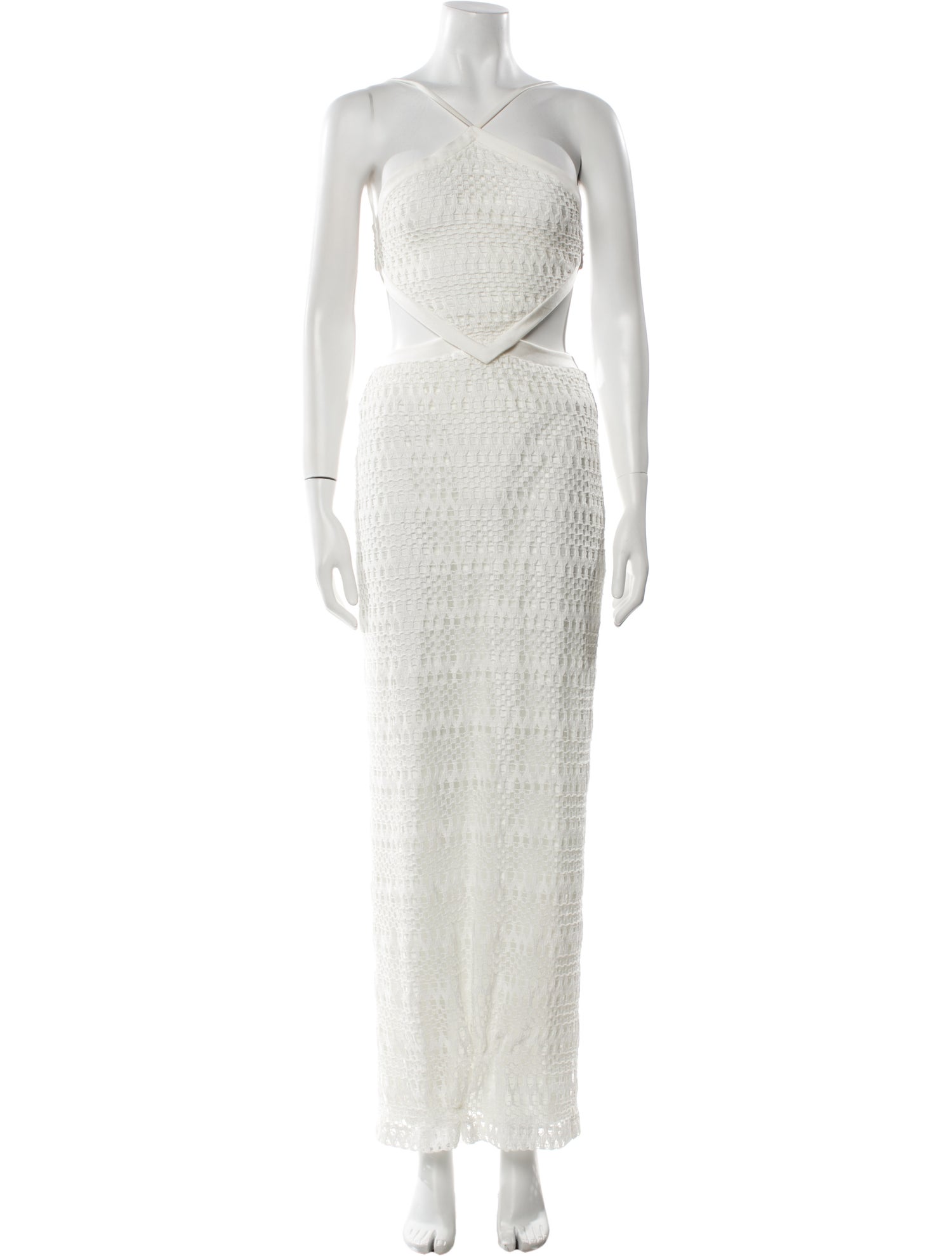PatBO Halterneck Long Dress