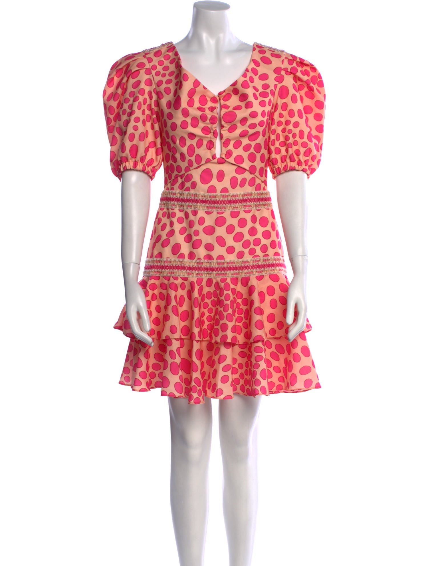 PatBO Polka Dot Print Mini Dress w/ Tags