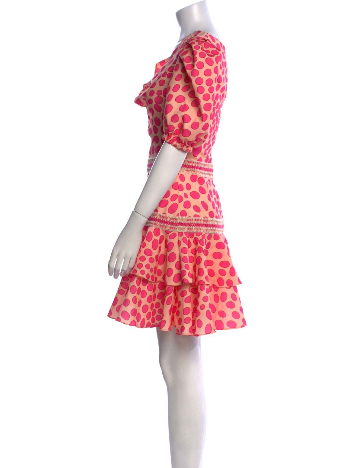PatBO Polka Dot Print Mini Dress w/ Tags