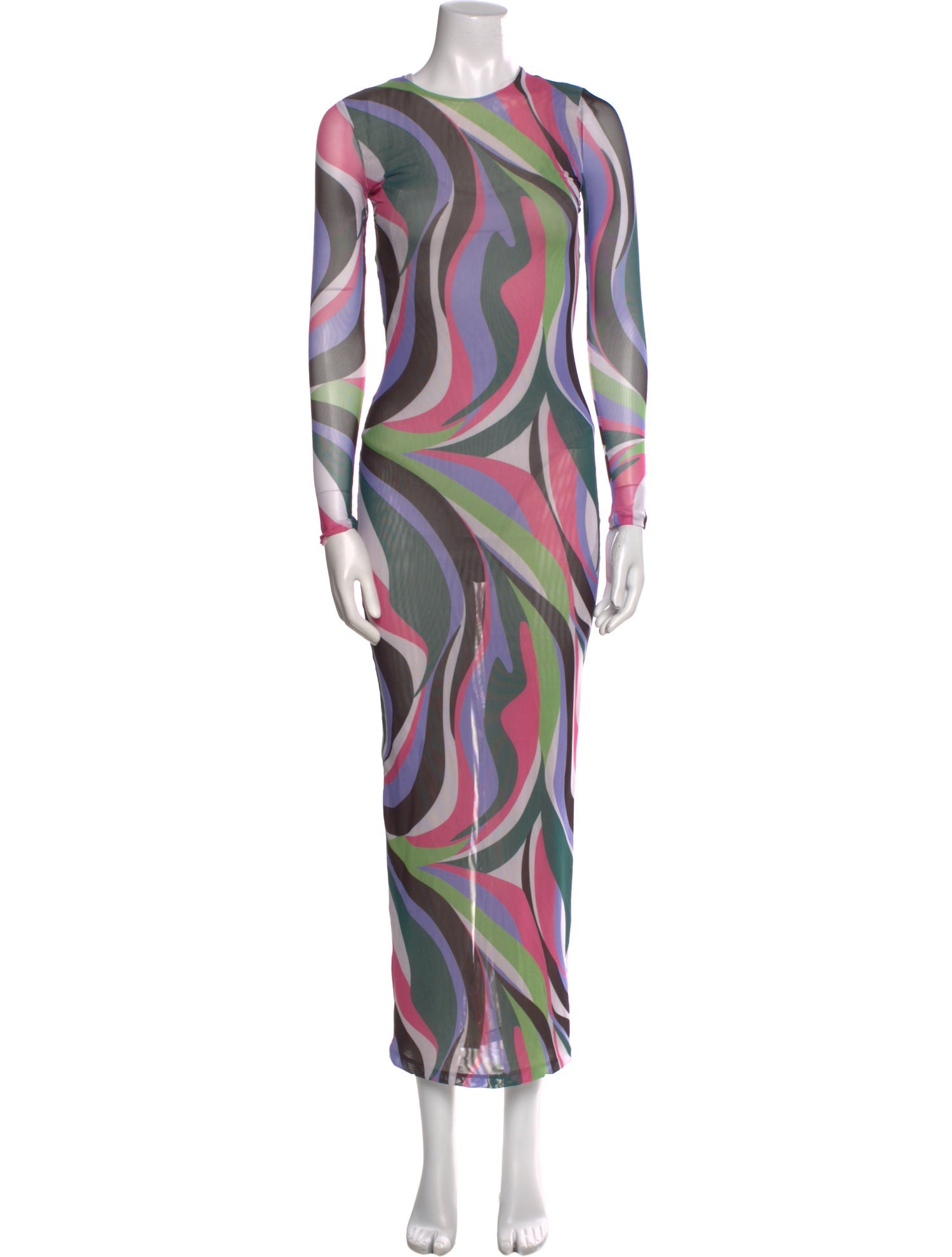PatBO Printed Long Dress w/ Tags