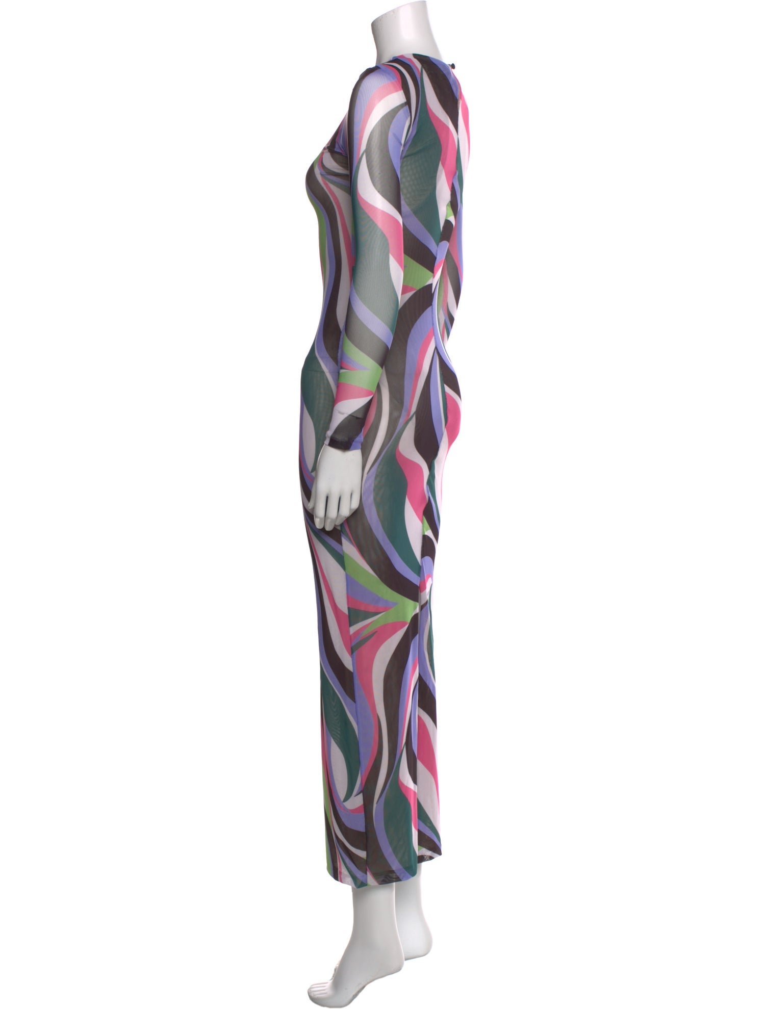 PatBO Printed Long Dress w/ Tags