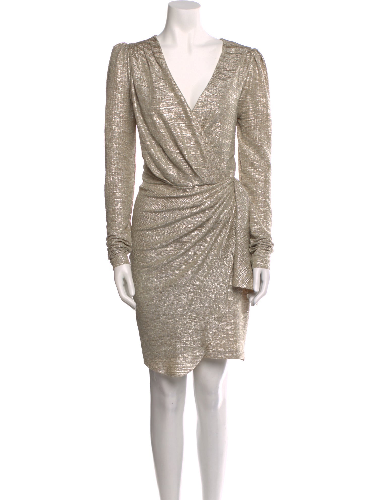 PatBO V-Neck Mini Dress