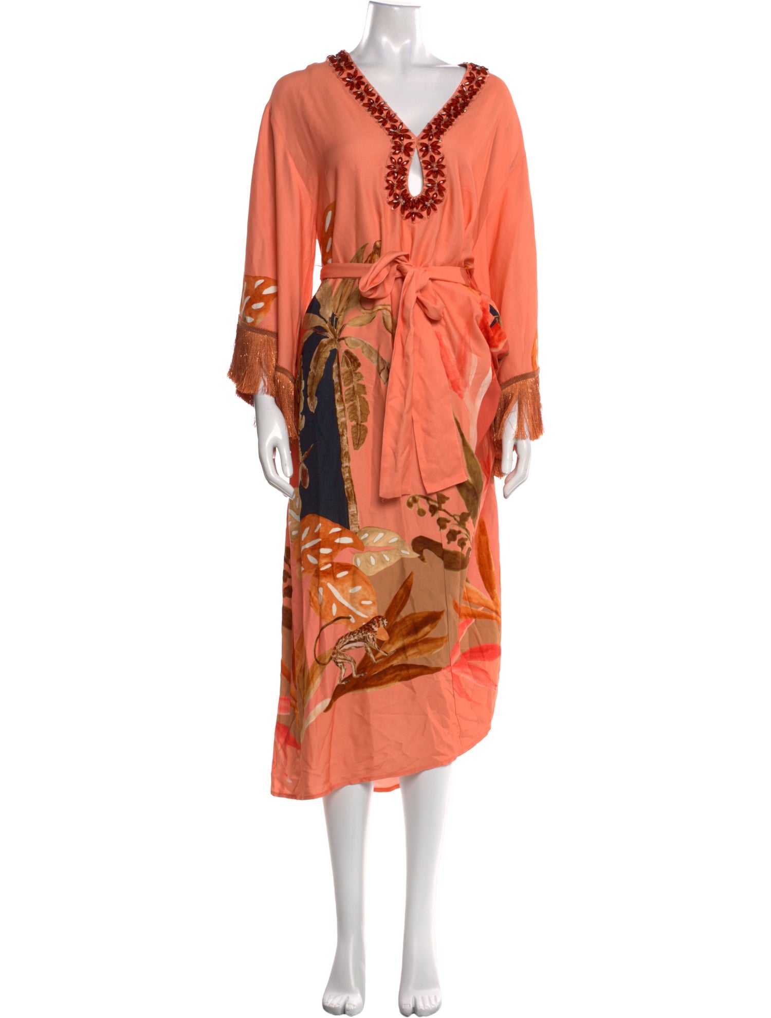 PatBO Printed Long Dress