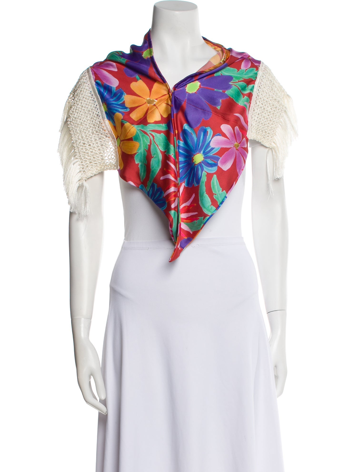 PatBO Printed Ruffle Embellishment Bottoms