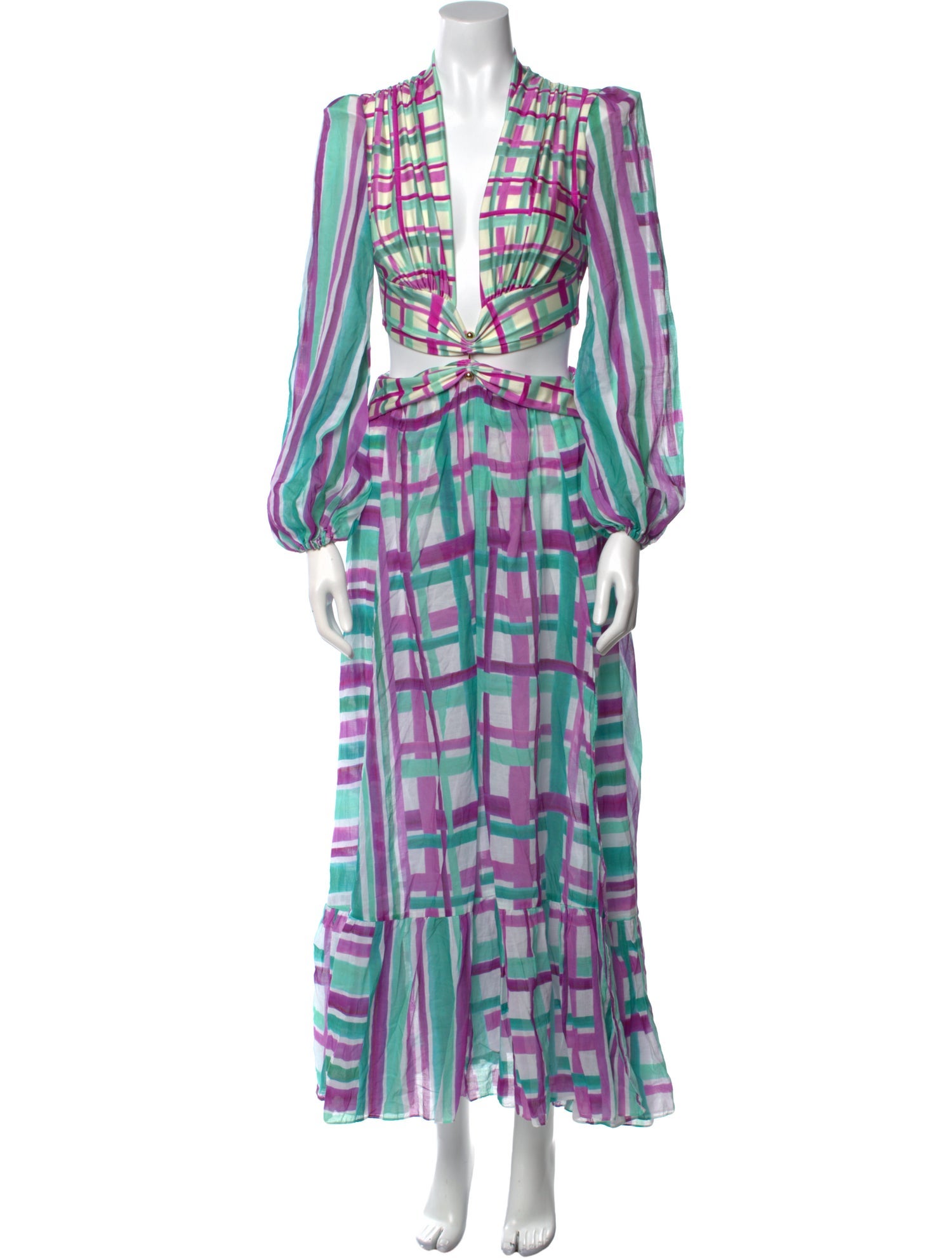 PatBO Printed Long Dress