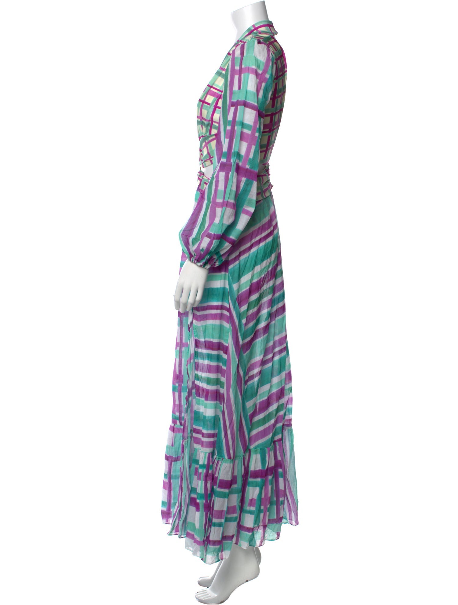 PatBO Printed Long Dress