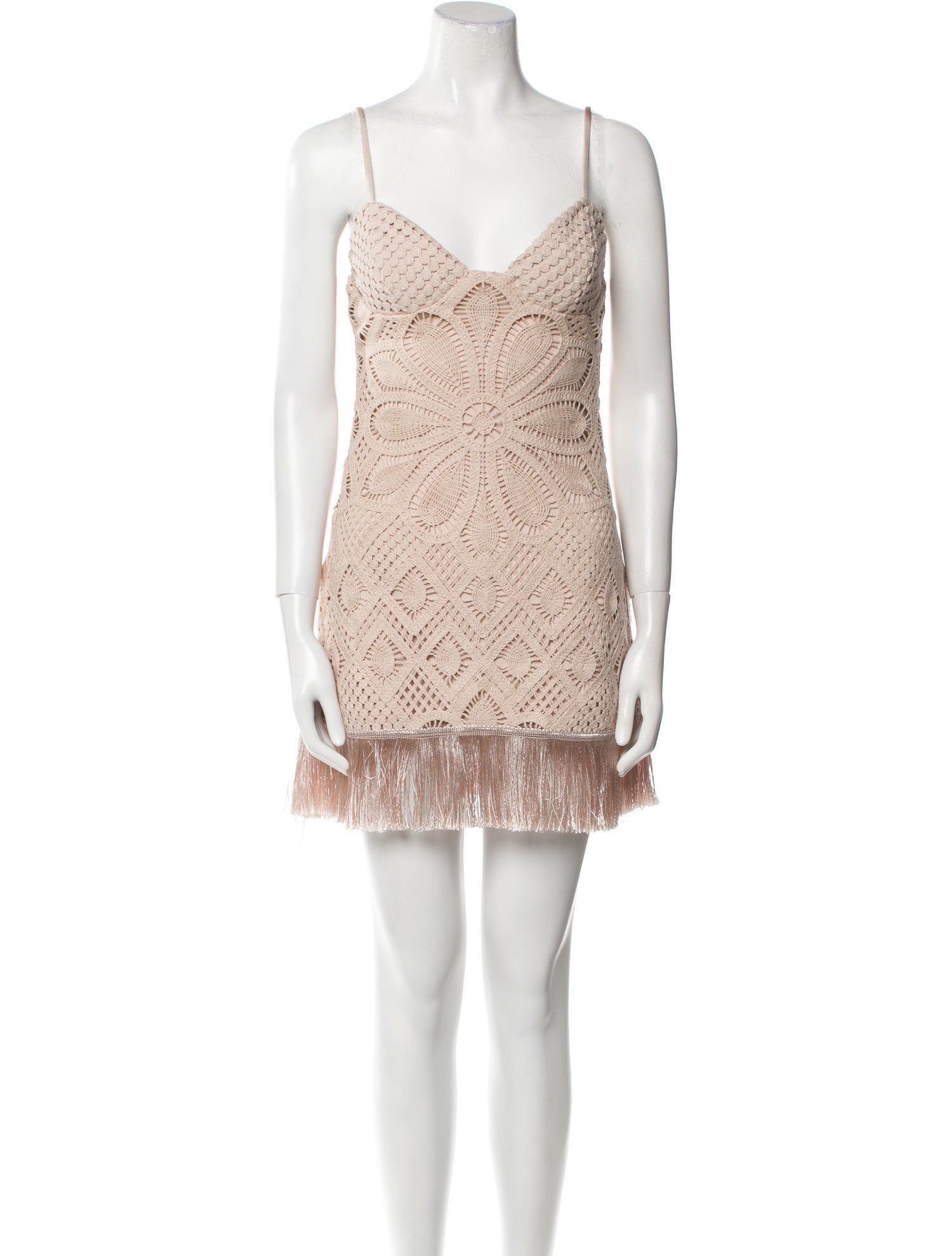 PatBO V-Neck Mini Dress