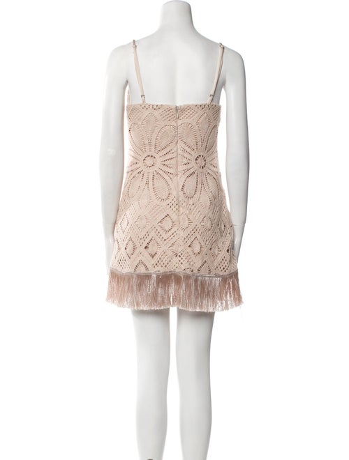 PatBO V-Neck Mini Dress