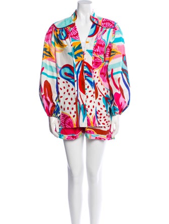 PatBO Printed Short Set