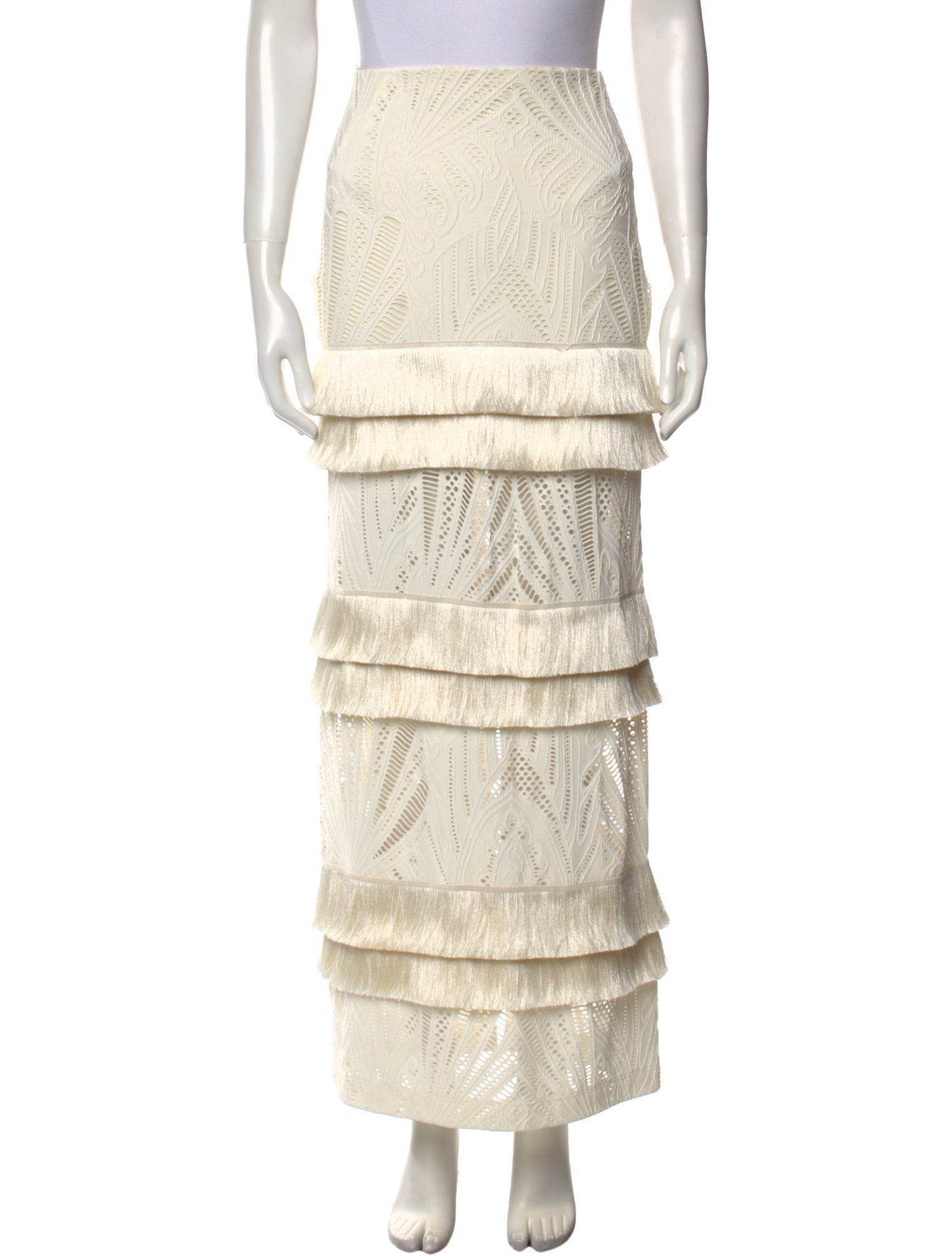 PatBO Lace Pattern Long Skirt