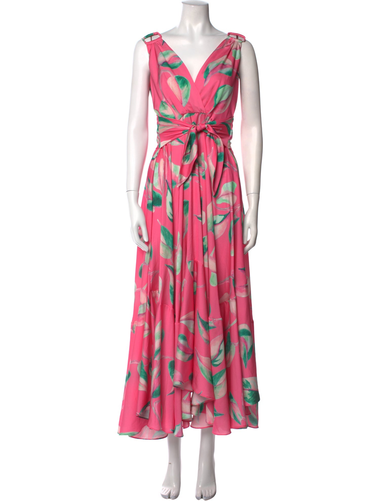PatBO Printed Long Dress